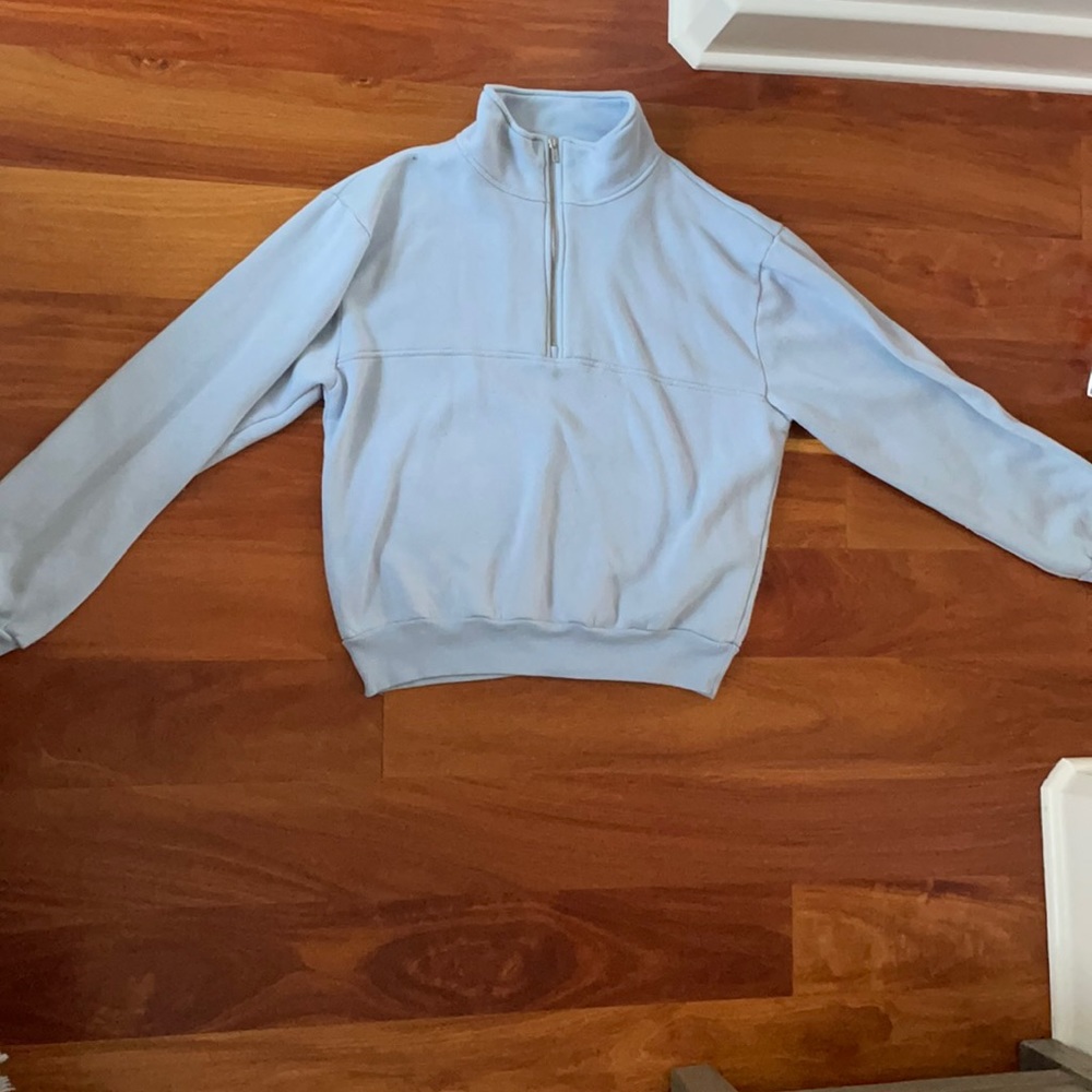 BRANDY MELVILLE, MISSY SWEATSHIRT, BLUE